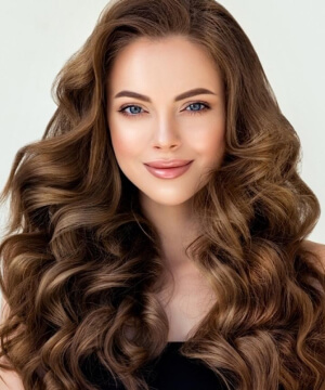 capital aesthetics img beautiful woman with luscious hair after prp treatment