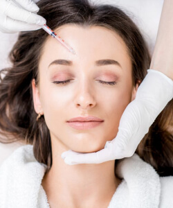 capital aesthetics service for forehead lines with filler