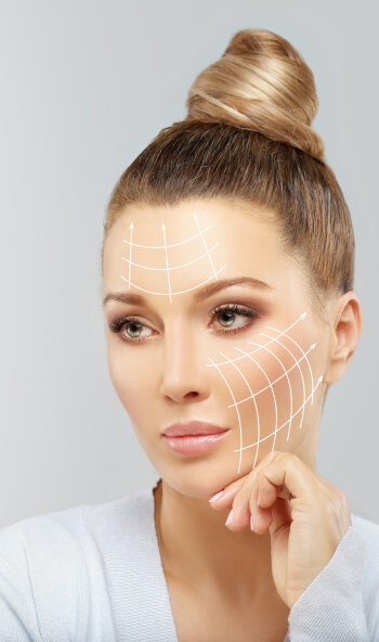 various treatment areas on the face that capital aesthetics treats